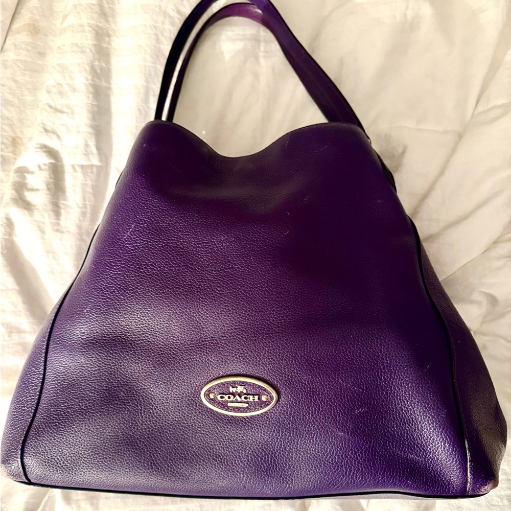Coach Edie bag in purple